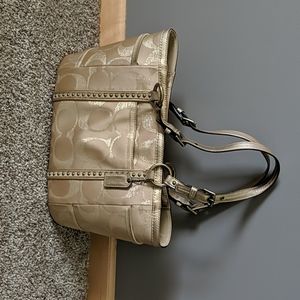 Coach signature handbag